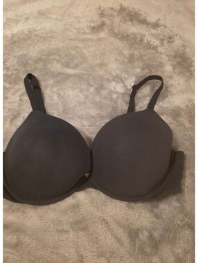 Skims Black Padded Bra Size 38d